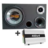 Caixa Trio Amplificada Dutada 490w Rms Driver + Tl1500 - Multi marcas