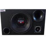 Caixa Trio Novo Sub Bomber One 12 Pol + 1 Driver + 1 Tweeter - Vinisound +