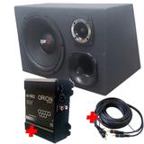 Caixa Trio Sub 12 250 Rms + Módulo Tsd 400.2 400 Rms - Orion