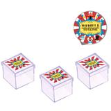 Caixinha Acrílica 5cm com Adesivo Personalizado Circus 40 unidades - Festabox