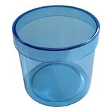 Caixinha Acrílico Redonda Lembrancinha Azul (100pcs) - Lisko