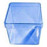 Caixinha De Acrilico Quadrada Azul (100pcs) Lembrancinha - Conect