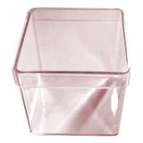Caixinha De Acrilico Quadrada Rosa (100pcs) Lembrancinha - Conect