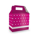 Caixinha Surpresa Rosa Pink Poá 10 unidades Kid Art - Festabox