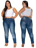 Calça Jeans Feminina Plus Size Tamanho Grande 48 Ao 56 Used - Tileth jeans