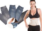 Calça Modeladora Lejeans - 4 Unidades (1 preta + 1 vintage + 2 Azul) + Shapenow (grátis) - Polishop