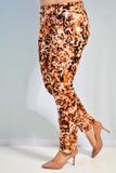 Calça Skinny Animal Print Bolso Faca em Sarja - Jeito unico