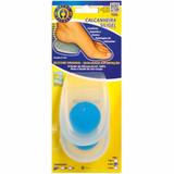 Calcanheira Siligel Com Ponto Azul Transparente P Bilateral Par 1002 - Orthopauher