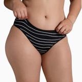 Calcinha Absorvente Bela Gil - preto e branco - Korui