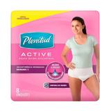 Calcinha Descartável para Incontinência Urinária Active Mulher Plenitud 8 Unidades