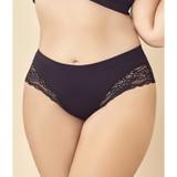 Calcinha fio microfibra renda 701706 - liebe - preto