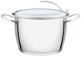 Caldeirão Aço Inox Com Fundo Triplo E Tampa De Vidro Ø 24cm Tramontina 62365/244 - Tramontina farroupilha