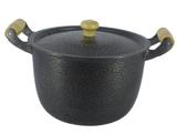 Caldeirão Aluminio Batido Craqueado 20 Cm Para Feijao - Diviforte