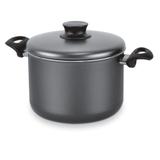 Caldeirão Alumínio com Tampa 28 cm Paris Preto - Tramontina