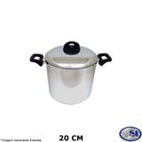 Caldeirão Alumínio Polido 20 cm - Alumínio sildan