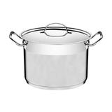Caldeirão em aço inox e fundo triplo com tampa plana 28 cm 11,9 litros - Tramontina