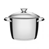 Caldeirão Inox Fundo Triplo com Tampa de Vidro 7,5L Allegra Tramontina