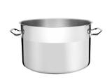 Caldeirão sem tampa aço inox com fundo triplo 40cm - Professional - Tramontina