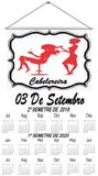 Calendário Personalizado Dia Da CABELEREIRA 2019 -2020 - Nacional