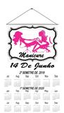 Calendário Personalizado Dia Da Manicure 2019 -2020 - Nacional