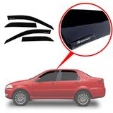 Calha De Chuva Fiat Siena Com Escrita Em Alto Relevo - Tiger acessórios