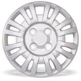 Calota Aro 13 Fiat Uno Mille Fire 2004 2005 Grid Prata Fixação por Parafuso - Grid calotas