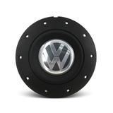 Calota Centro Roda Ferro VW Amarok Aro 13 14 15 4 Furos Preta Fosca