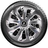 Calota Elitte para Sandero Gol Fox Logan Onix...Aro 15 Mod. Universal Grafite com Cromado linha Velox - E5710 - Elitte calotas