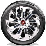 Calota Esportiva Aro 14 Elitte Universal Cromado linha Velox E4712 - Elitte calotas