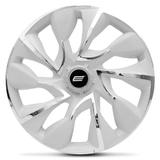 Calota Esportiva DS4 Aro 14 White Chrome Encaixe Universal - Elitte