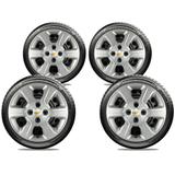 CALOTA JOGO 4PÇS CHEVROLET AGILE ONIX PRISMA ASTRA ARO 15 G084j