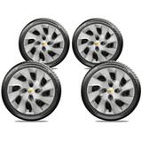 CALOTA JOGO 4PÇS CHEVROLET AGILE ONIX PRISMA ASTRA ARO 15 G195j - Grid calotas