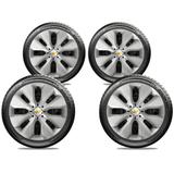 Calota jogo 4pçs chevrolet spin meriva corsa aro 15 g130j