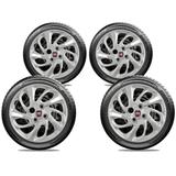 CALOTA JOGO 4PÇS FIAT UNO WAY UNO VIVACE UNO FIRE ARO 14 G228j - Grid calotas