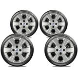 CALOTA JOGO 4PÇS FORD KÁ FIESTA FOCUS ARO 15 G084j - Grid calotas