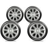 Calota jogo 4pçs peugeot 206 207 208 307 aro 14 g086j