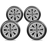 Calota jogo 4pçs volkswagen gol saveiro g2 g3 g4 g5 aro 14 g245j