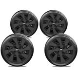 Calota preta fosco jogo 4pçs hyundai hb20 hb20s 2020 aro 14 g133pfj