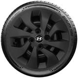 Calota Preto Fosca Aro 14 Hyundai Novo Hb20 Hb20s Preto Fosco G373Pf - Grid calotas