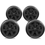 Calota Preto Fosco Jogo 4Pçs Hyundai Hb20 Hb20S Hb20X 2014 A 2019 Aro 14 G461PfJ