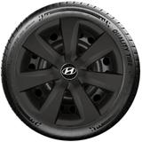 Calota Preto Fosco Mod. Original Aro 14 Hyundai Novo Hb20 Hb20s G461Pf