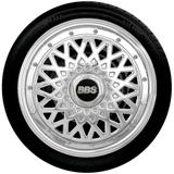 Calota Réplica De Roda Cromada Bbs Universal Aro 15 Santo Andre - Abc - Sp G602Chr - Grid calotas