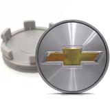 Calotinha centro de Roda Chevrolet astra Emblema Escovado de 55mm