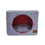 Cama 2 Em 1 Para Cães E Gatos Fábrica Pet Túnel G Coração