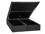 Cama Box Bau Casal King Size Camurça Cinza 186x198 Ortobom - Pelmex