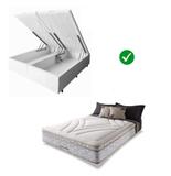 Cama Box Baú + Colchão American Maxspring Casal King Size 193x203 Herval