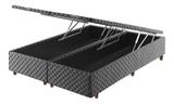 Cama Box Baú King Poliéster Cristalflex