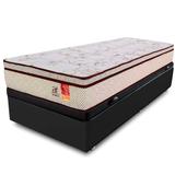 Cama Box Baú Solteirão (Colchão + Box) Molas Ensacadas BF Colchões 97x203x69cm
