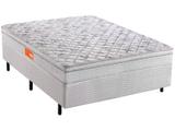 Cama Box Casal (Box + Colchão) Inducol Mola Pocket - 64cm de Altura Union