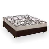 Cama Box Casal + Colchão De Espuma D26 - Ortobom - Ultra 138cm